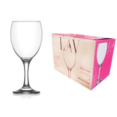 Σετ 6 ποτήρια κρασιού 245cc LAL [77680536Α]