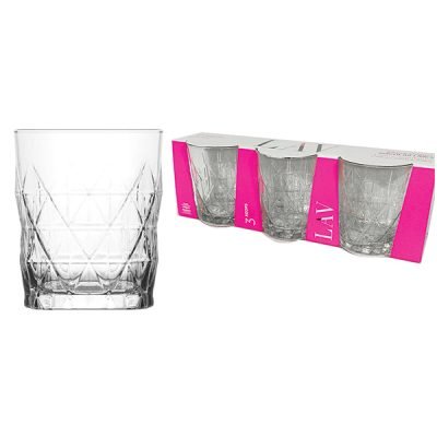 Σετ 3 ποτήρια ουίσκι 345ml [77680571]