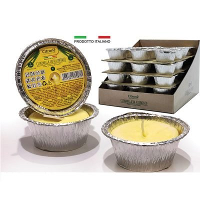 Κερί σιτρονέλα σε αλουμινένιο πιατάκι 10ωρών [77940906]