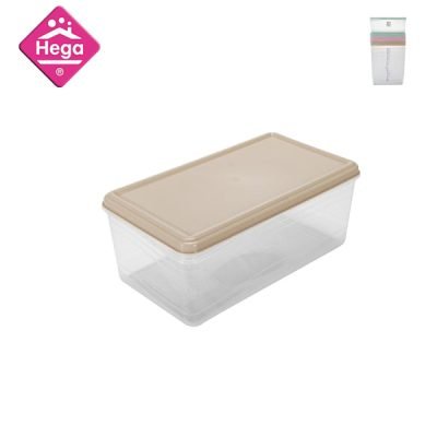 Πλαστικό φαγητοδοχείο-τάπερ παραλληλόγραμμο 3,5Lt. [78817008]