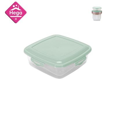 Πλαστικό φαγητοδοχείο-τάπερ τετράγωνο 0,5Lt. [78817590]
