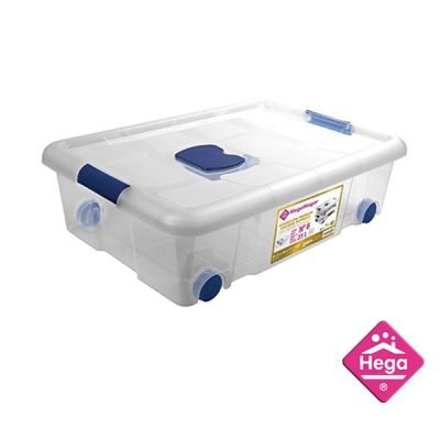 Πλαστικό κουτί αποθήκευσης με ρόδες 31lt [78818924]