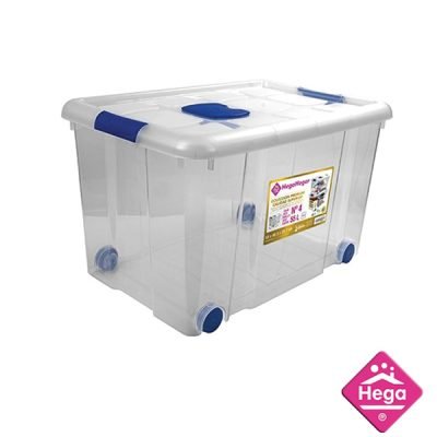Πλαστικό κουτί αποθήκευσης με ρόδες 55lt [78818927]