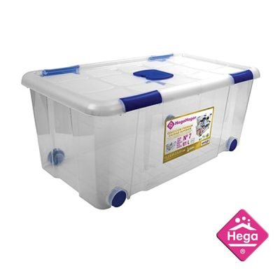 Πλαστικό κουτί αποθήκευσης με ρόδες 61lt [78818929]