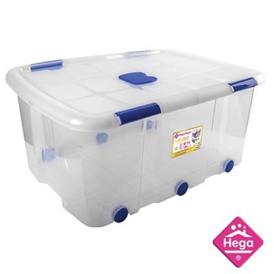 Πλαστικό κουτί αποθήκευσης με ρόδες 100lt [78818952]