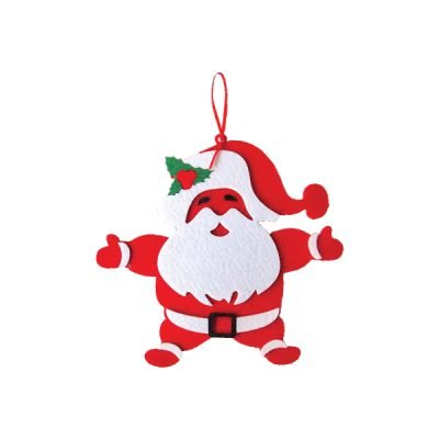 Υφασμάτινο Χριστουγεννιάτικο στολίδι ‘Αγιος Βασίλης [00001106]