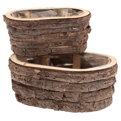 Σετ 2 κασπώ ξύλινα [87059502973]