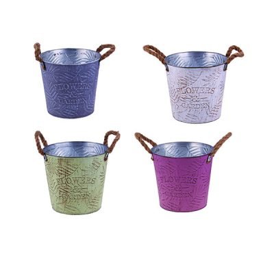 Γλαστράκι μεταλλικό large 18 x 17cm [87059502995]