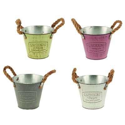 Γλαστράκι μεταλλικό medium 16x 14cm [87059503006]