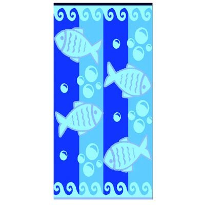 Πετσέτα θαλάσσης “ψάρια” 75 x150cm [87224106]