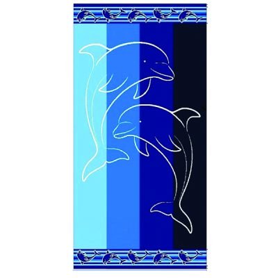 Πετσέτα θαλάσσης “δελφίνια” 75 x150cm [87224108]