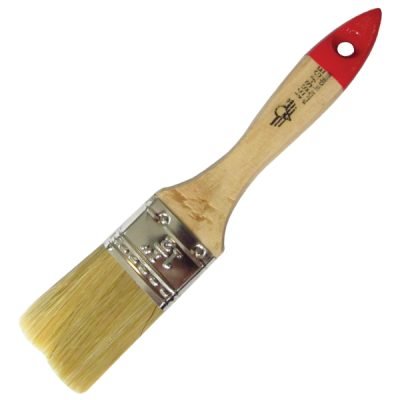 Ίσιο πινέλο 1,5″ με φυσική τρίχα και ξύλινη χειρολαβή [30601282]