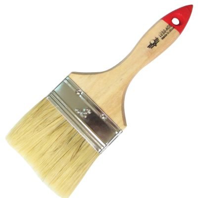 Ίσιο πινέλο 3″ με φυσική τρίχα και ξύλινη χειρολαβή [30601284]