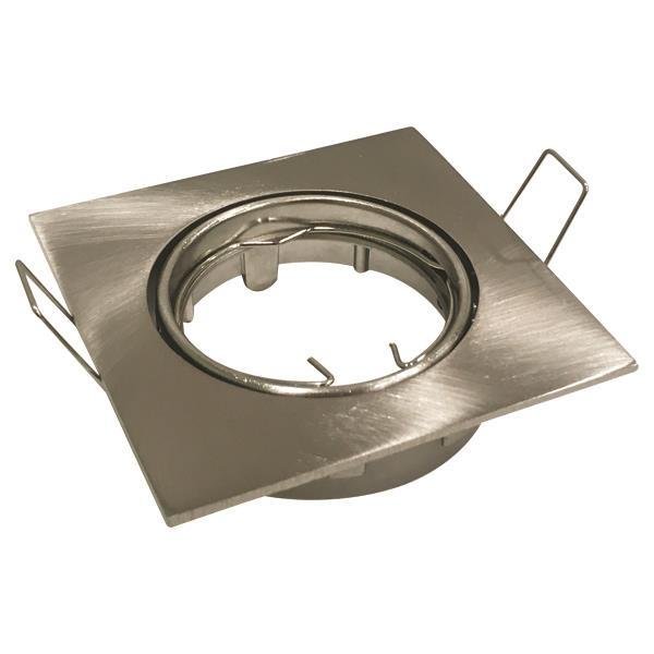 ΣΠΟΤ ΧΩΝΕΥΤΟ ΚΙΝΗΤΟ ΑΛΟΥΜΙΝΙΟΥ ΤΕΤΡΑΓΩΝΟ PAR16 ΝΙΚΕΛ ΣΑΤΙΝΕ (147-52642)