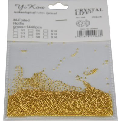 Φακελάκι με χρυσά μπιλάκια νυχιών [40502109]