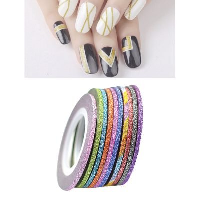 Κόκκινη διακοσμητική ταινία νυχιών 2mm [40502092-4]