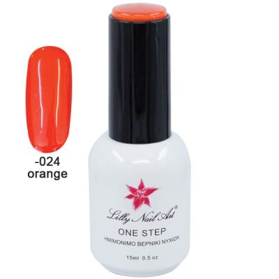 Ημιμόνιμο μανό one step 15ml – Orange [40504001-024]