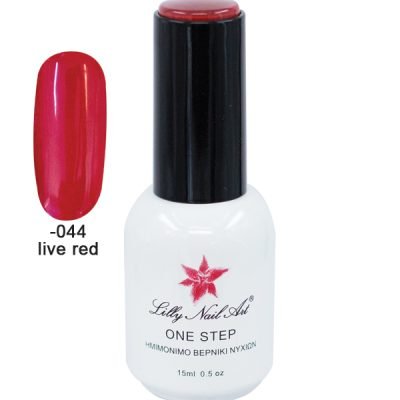 Ημιμόνιμο μανό one step 15ml – Live Red [40504001-044]