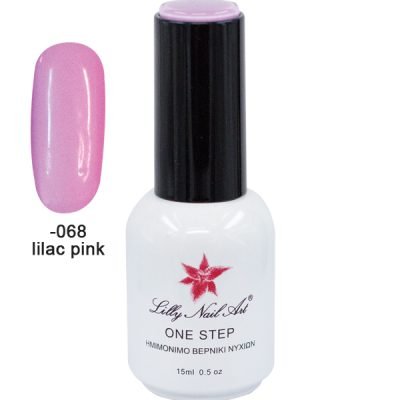 Ημιμόνιμο μανό one step 15ml – Lilac Pink [40504001-068]