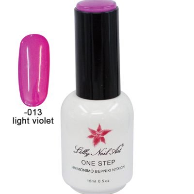 Ημιμόνιμο μανό one step 15ml – Light violet [40504001-013]