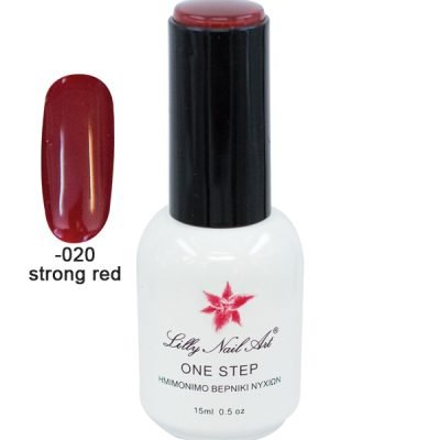 Ημιμόνιμο μανό one step 15ml – Strong red [40504001-020]