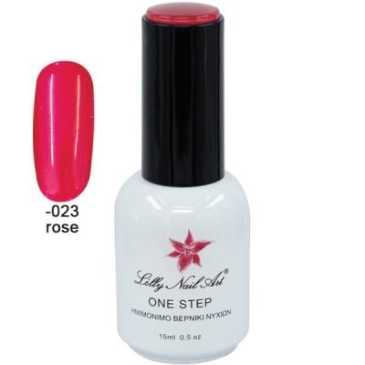 Ημιμόνιμο μανό one step 15ml – Rose [40504001-023]