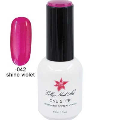 Ημιμόνιμο μανό one step 15ml – Shine violet [40504001-042]