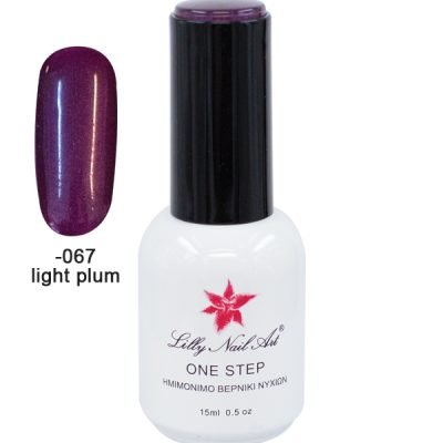 Ημιμόνιμο μανό one step 15ml – Light plum [40504001-067]