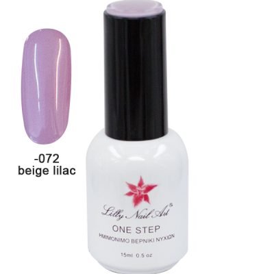 Ημιμόνιμο μανό one step 15ml – Beige lilac [40504001-072]