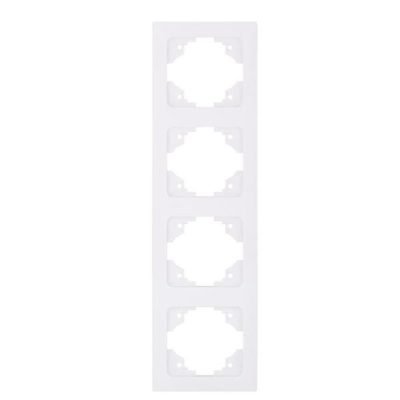 ΠΛΑΙΣΙΟ 4 ΘΕΣΕΩΝ ΛΕΥΚΟ ΚΑΘΕΤΟ (152-12027)