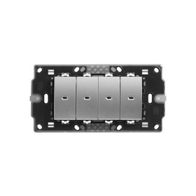 ΒΑΣΗ ΜΕΤΑΛΛΙΚΗ 4 ΘΕΣΕΩΝ LEON (152-20802)