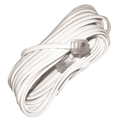 ΠΡΟΕΚΤΑΣΗ ΤΗΛΕΦΩΝΟΥ A.T. ΛΕΥΚΗ 3m 6P4C Rj11 (147-10062)