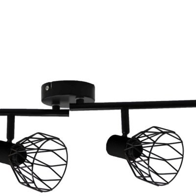 Avide Φωτιστικό Οροφής Ivy 4xE14 Θέσεων Μαύρο (15.001.0720)