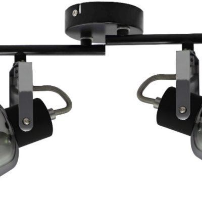 Avide Φωτιστικό Οροφής Maya 4xE14 Θέσεων Μαύρο (15.001.0742)