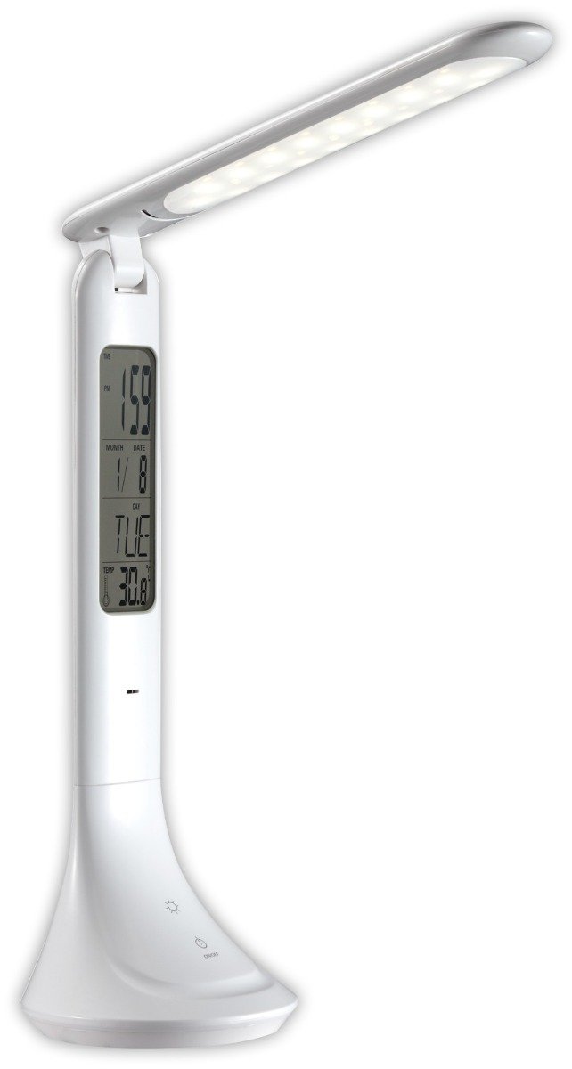 Avide LED Φωτιστικό Γραφείου με Ημερολόγιο Άσπρο 5W (15.001.0207)