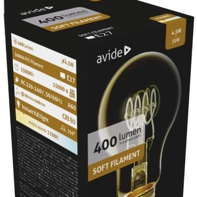 Avide LED Soft Filament  4.5W E27 120°  2700K (15.001.1817)