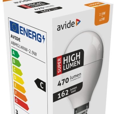Avide LED Σφαιρική G45 2.9W E14 Λευκό 4000K Super Υψηλής Φωτεινότητας (15.001.0935)