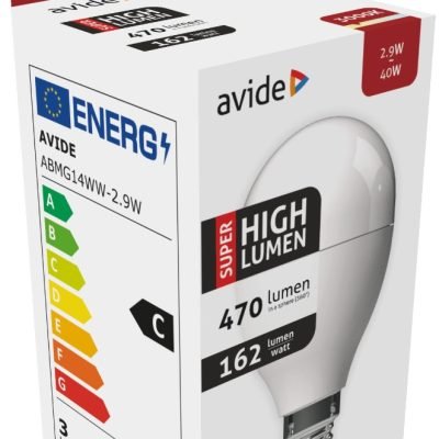 Avide LED Σφαιρική G45 2.9W E14 Θερμό 3000K Super Υψηλής Φωτεινότητας (15.001.0936)