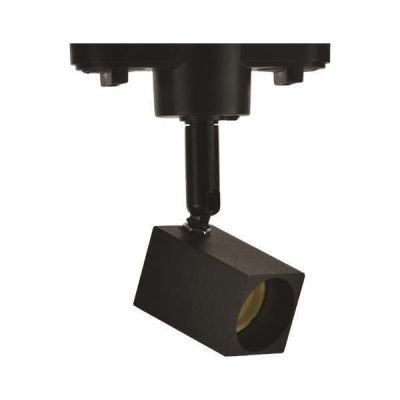 ΣΠΟΤ ΡΑΓΑΣ 2 ΓΡΑΜΜΩΝ GU10 30x30mm 4cm ΣΤΥΛΟΣ ΜΑΥΡΟ (145-59081)