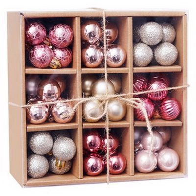 Artezan Χριστουγεννιάτικες Μπάλες 3cm Mix 99τμχ/χαρτοκιβώτιο (15.004.0214)