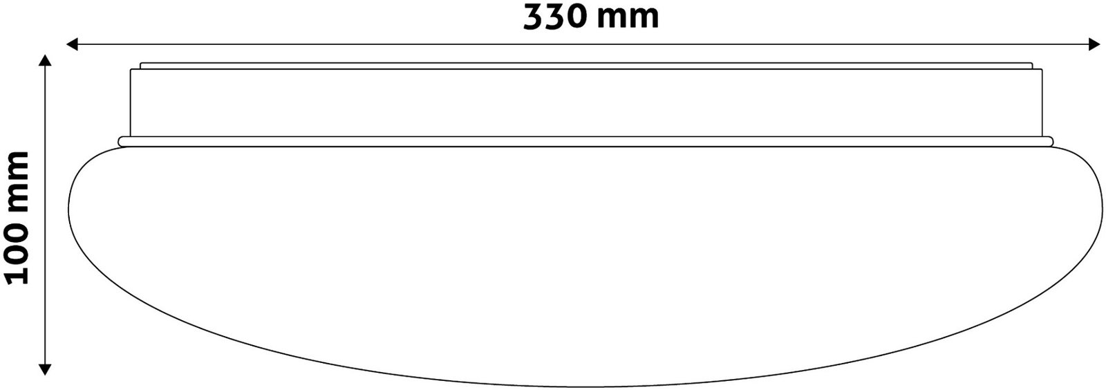 Avide LED Μοντέρνα Πλαφονιέρα Οροφής Umbriel (Raindrop) 18W 330*100mm (15.001.0201) - Image 3