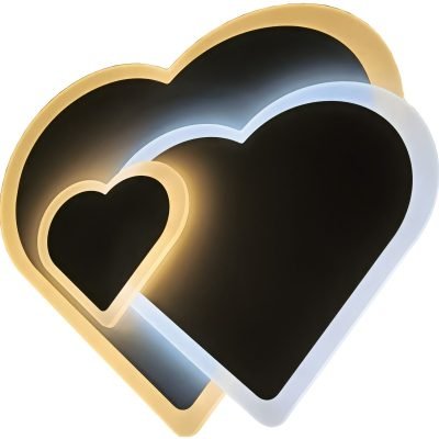 Avide Μοντέρνα Πλαφονιέρα Οροφής LED Coeur 74W (15.001.0476)