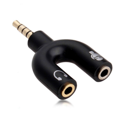 Μετατροπέας 3.5mm 4 poles to 2×3.5mm Audio jack (02.008.0133)