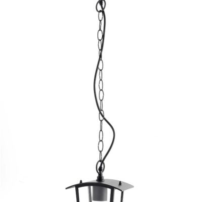 Avide Εξωτερικό Φωτιστικό Οροφής Coronado 1xE27 IP44 Μαύρο (15.001.1531)