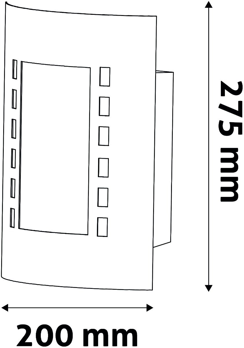 Avide Εξωτερικό Φωτιστικό Τοίχου Monterey 1xE27 IP44 Ανθρακί (15.001.1591) - Image 3