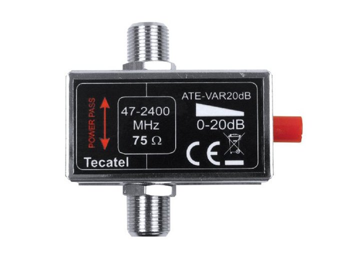 Tecatel Εξασθένιση κεραίας τηλεόρασης 0-20 dB (12.004.0022)