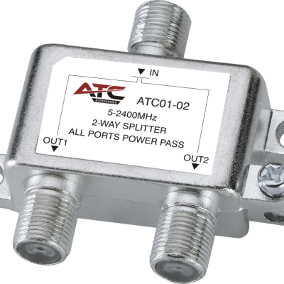 ATC Διακλαδωτής 2 Εξόδων 5-2400Mhz (03.003.0137)
