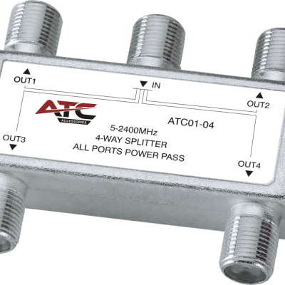 ATC Διακλαδωτής 4 Εξόδων 5-2400Mhz (03.003.0139)