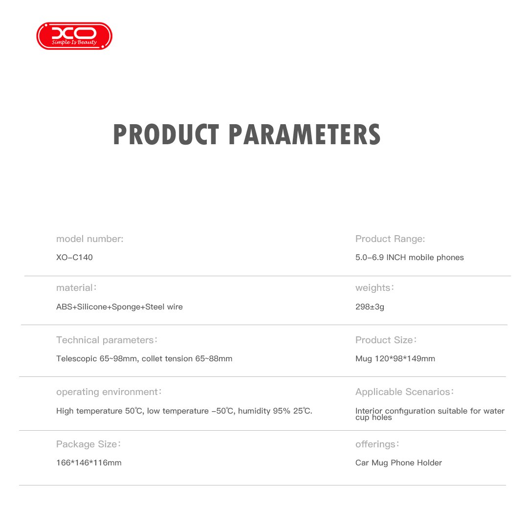 XO C140 Cup Holder (16.006.0250) - Image 7