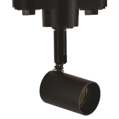 ΣΠΟΤ ΡΑΓΑΣ 2 ΓΡΑΜΜΩΝ GU10 Φ60mm 4cm ΣΤΥΛΟΣ ΜΑΥΡΟ (145-59080)